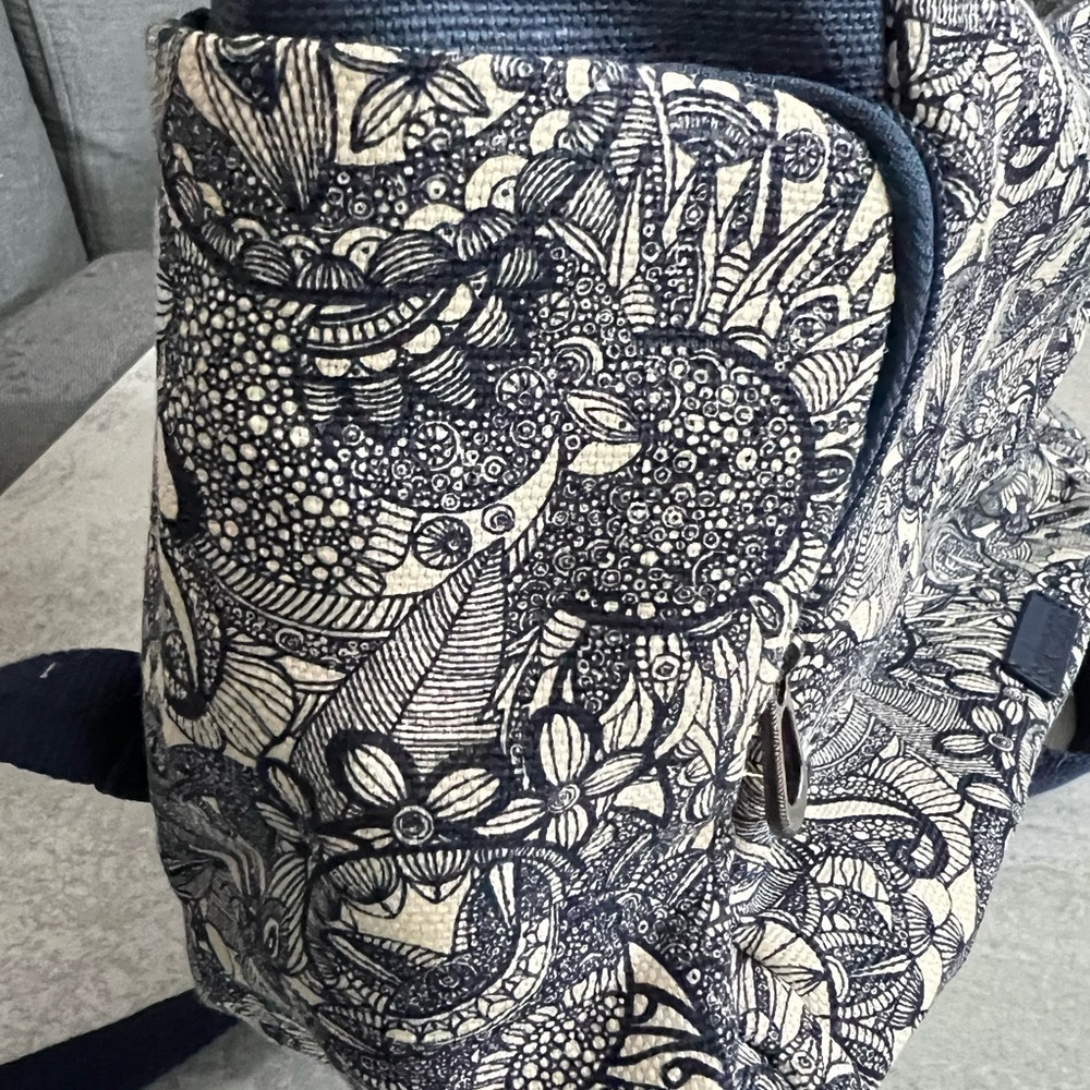 Sakroots Artist Circle Pacific Spirit Desert Navy Blue Backpack - Picture 5 of 7